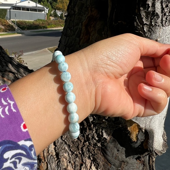 Larimar Beach Bracelet - Small Beads - Picture 6 of 8